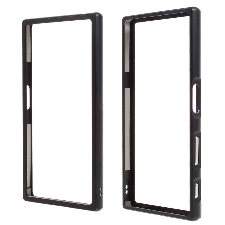 Slide-on Metal Bumper Frame for Sony Xperia XZ - Black-1