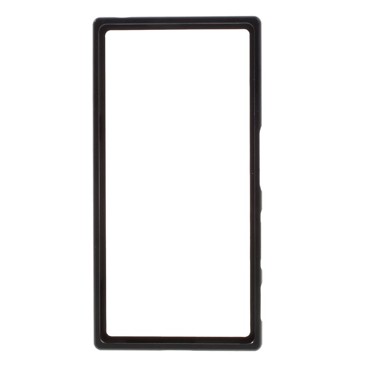 Slide-on Metal Bumper Frame for Sony Xperia XZ - Black-2