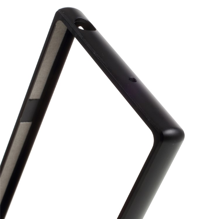 Slide-on Metal Bumper Frame for Sony Xperia XZ - Black-5