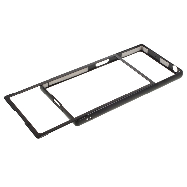 Slide-on Metal Bumper Frame for Sony Xperia XZ - Black-6
