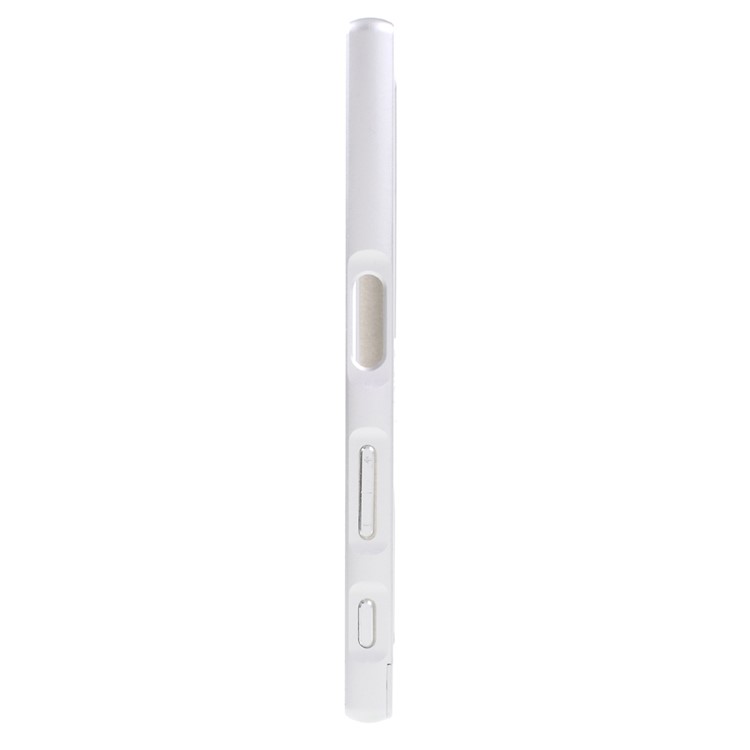 Slide-on Metal Protective Backless Bumper for Sony Xperia XZ - Silver-3