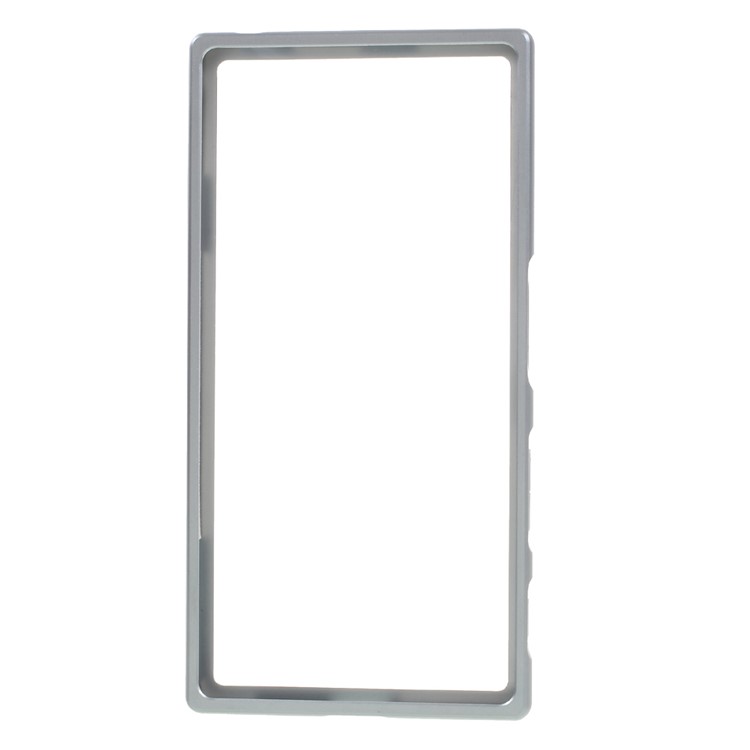 Slide-on Metal Frame Bumper Cover for Sony Xperia XZ - Grey-2