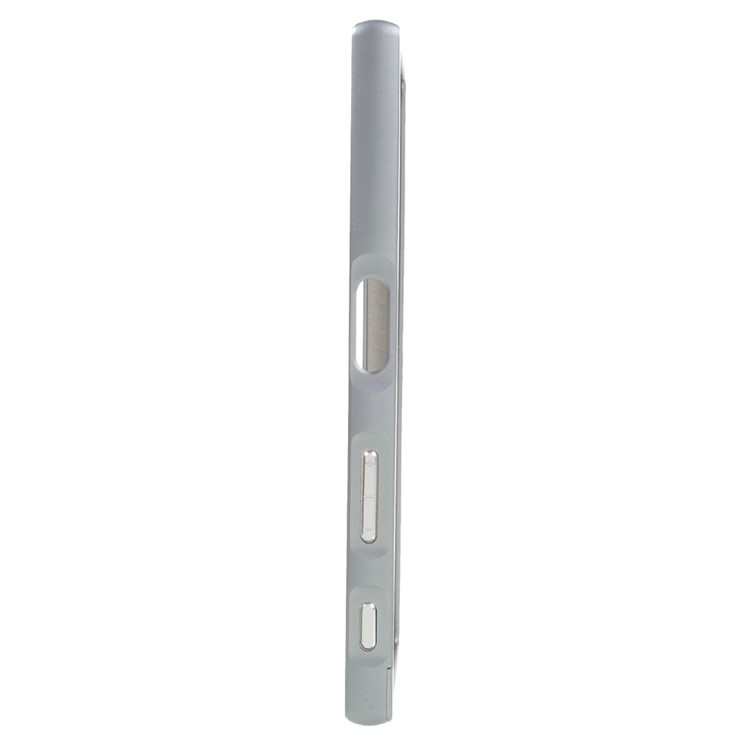 Slide-on Metal Frame Bumper Cover for Sony Xperia XZ - Grey-3