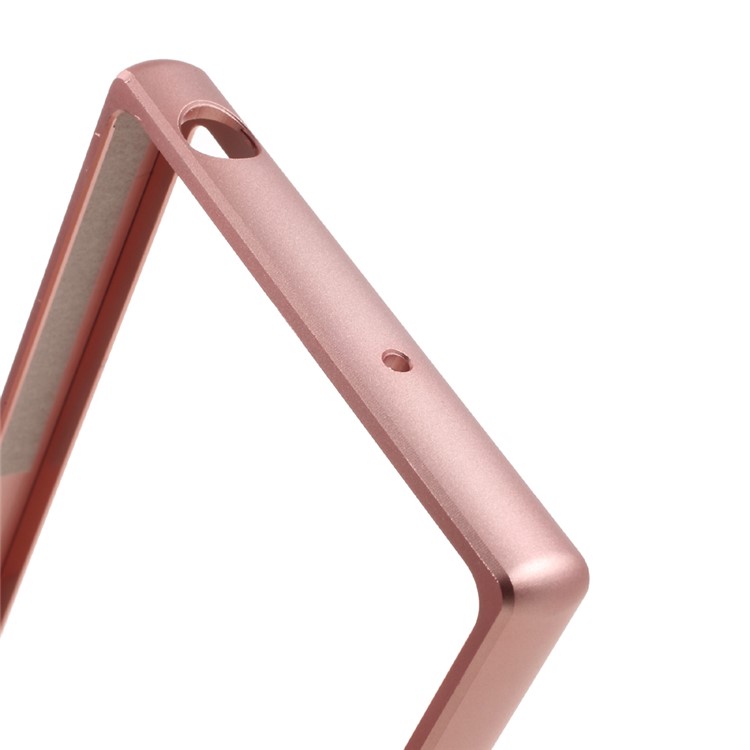 Metal Slide-on Bumper Frame for Sony Xperia XZ - Rose Gold-5