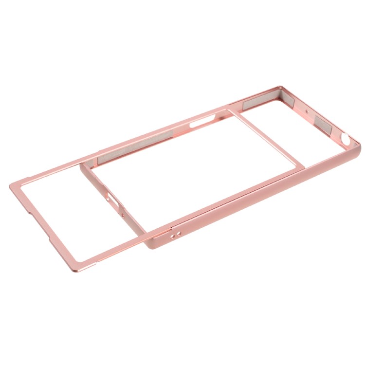 Metal Slide-on Bumper Frame for Sony Xperia XZ - Rose Gold-6