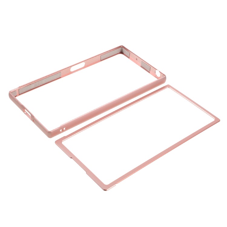 Metal Slide-on Bumper Frame for Sony Xperia XZ - Rose Gold-7