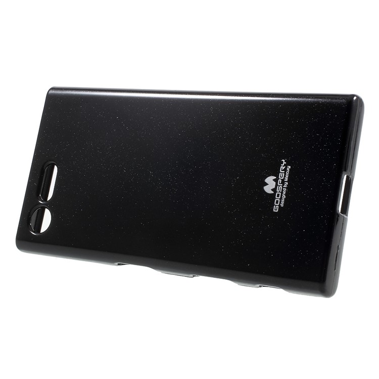 MERCURY GOOSPERY Glitter Powder TPU Case Cover for Sony Xperia X Compact - Black-2