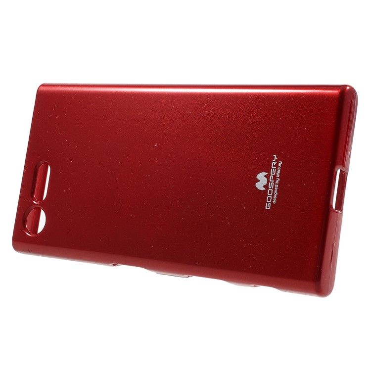 MERCURY GOOSPERY Glitter Powder TPU Back Case for Sony Xperia X Compact - Red-2