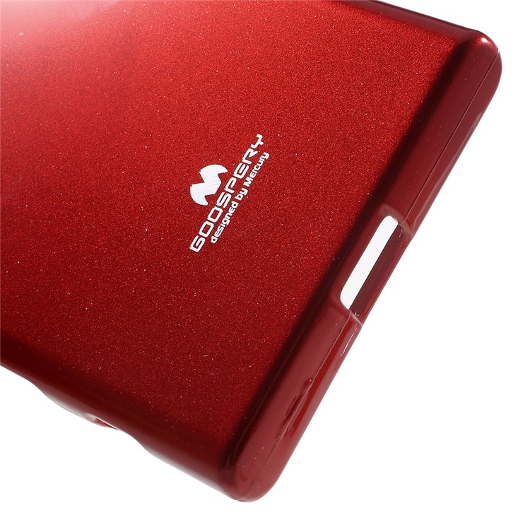 MERCURY GOOSPERY Glitter Powder TPU Back Case for Sony Xperia X Compact - Red-4