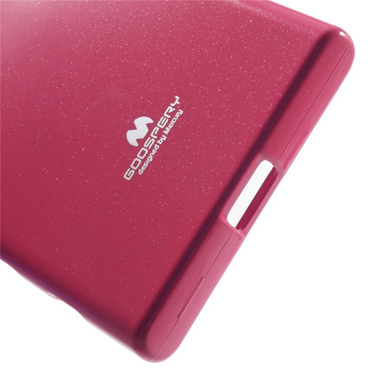 MERCURY GOOSPERY for Sony Xperia X Compact Glitter Powder Gel TPU Case - Rose-4