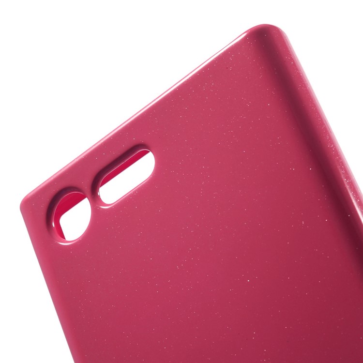 MERCURY GOOSPERY for Sony Xperia X Compact Glitter Powder Gel TPU Case - Rose-5