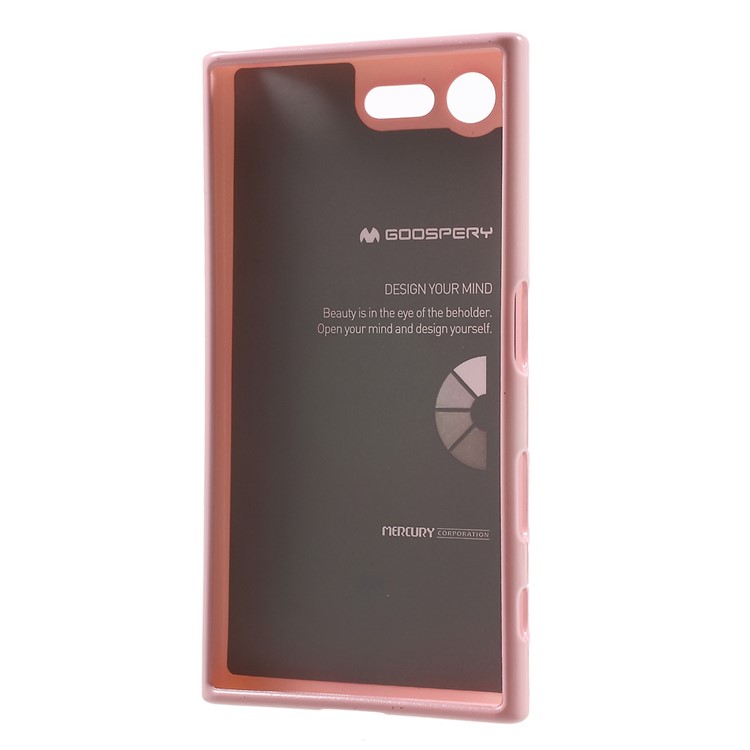 MERCURY GOOSPERY Glitter Powder Soft TPU Shell for Sony Xperia X Compact - Pink-3