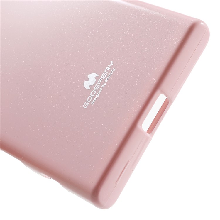 MERCURY GOOSPERY Glitter Powder Soft TPU Shell for Sony Xperia X Compact - Pink-4