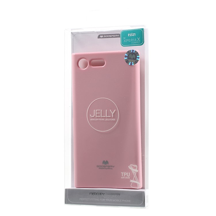 MERCURY GOOSPERY Glitter Powder Soft TPU Shell for Sony Xperia X Compact - Pink-6
