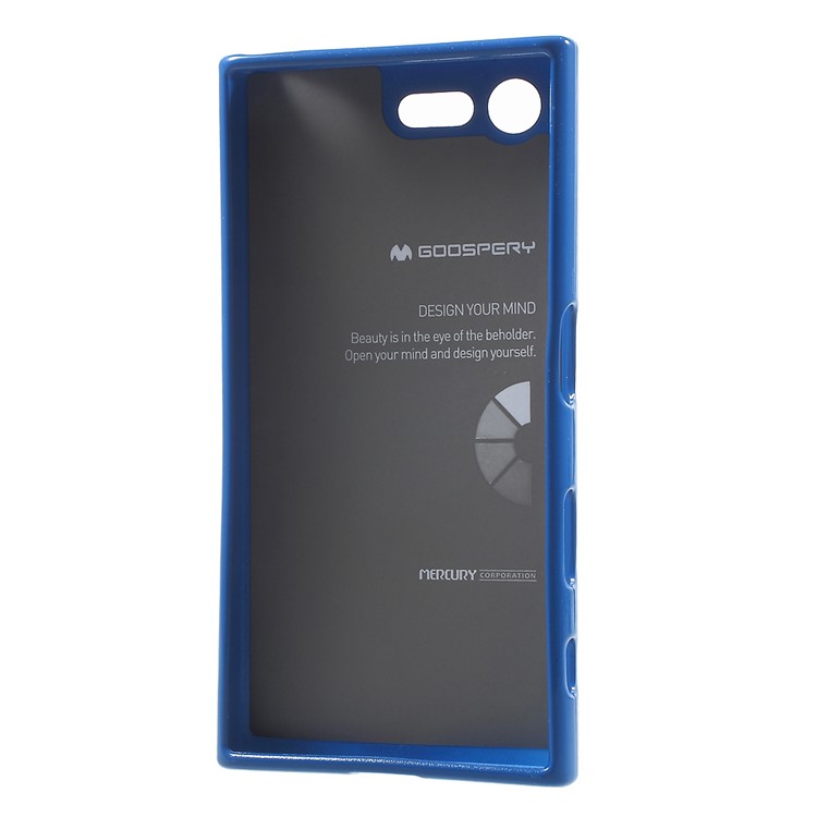 MERCURY GOOSPERY Glitter Powder TPU Phone Case for Sony Xperia X Compact - Blue-3