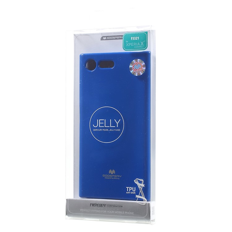 MERCURY GOOSPERY Glitter Powder TPU Phone Case for Sony Xperia X Compact - Blue-7