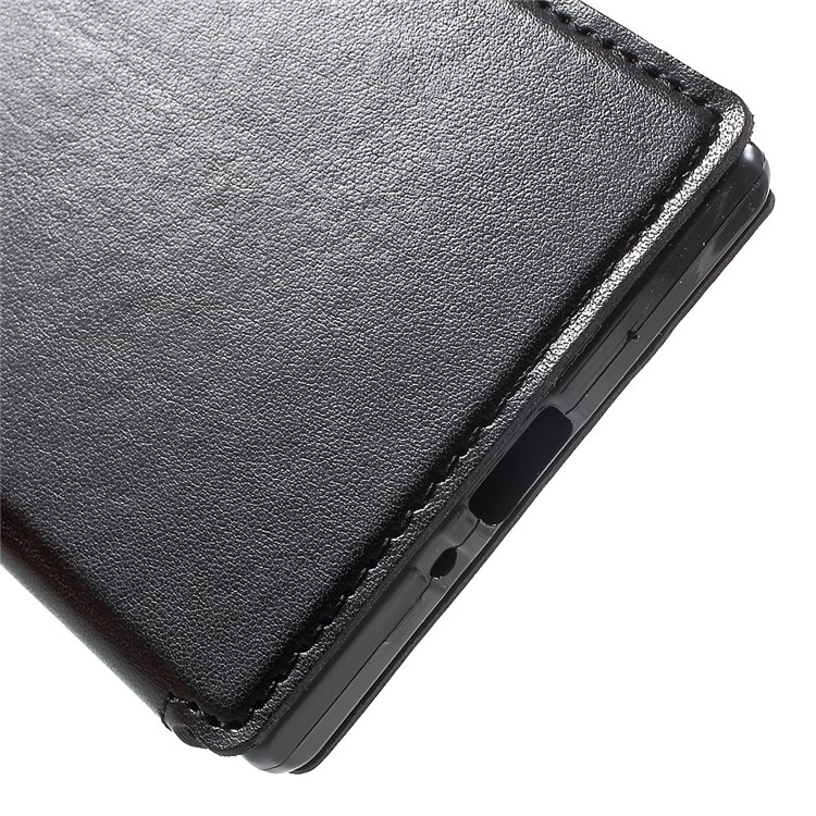 ROAR KOREA Noble Leather View Case with Stand for Sony Xperia XZs / XZ - Black-7