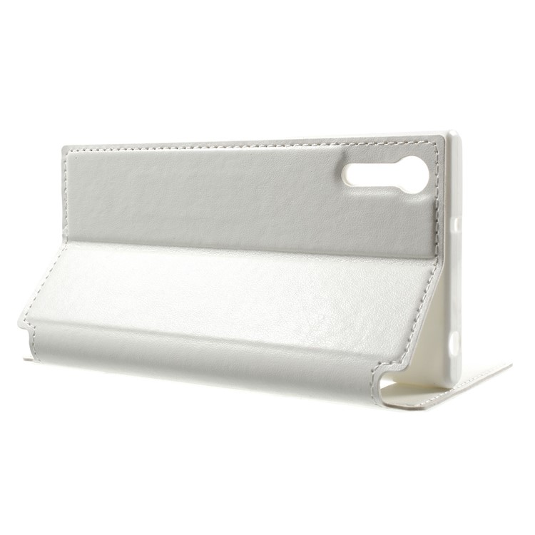 ROAR KOREA Noble View Leather Stand Cover Case for Sony Xperia XZs / XZ - White-3