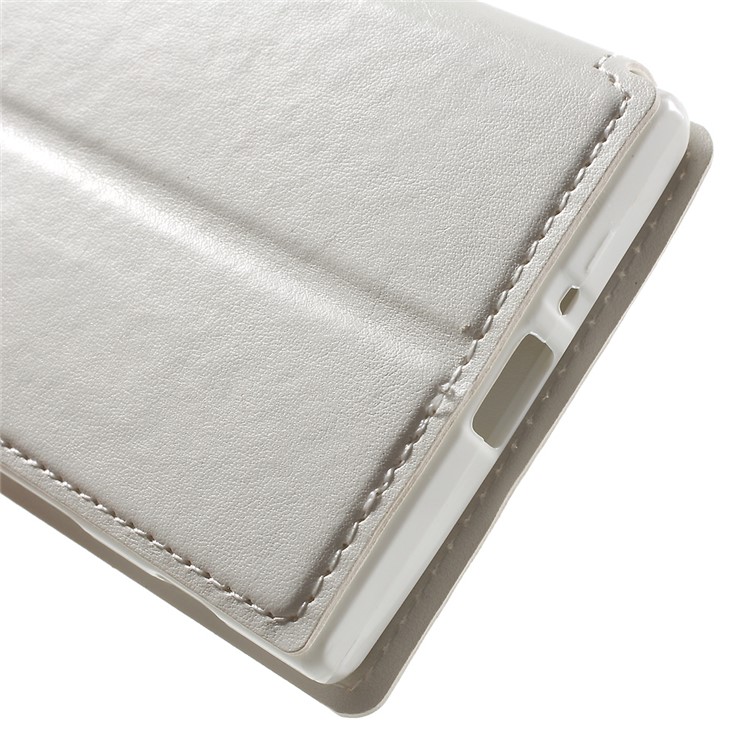 ROAR KOREA Noble View Leather Stand Cover Case for Sony Xperia XZs / XZ - White-7