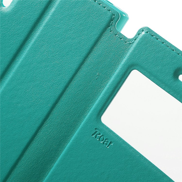 ROAR KOREA Noble View Window Leather Phone Case for Sony Xperia XZs / XZ - Baby Blue-6