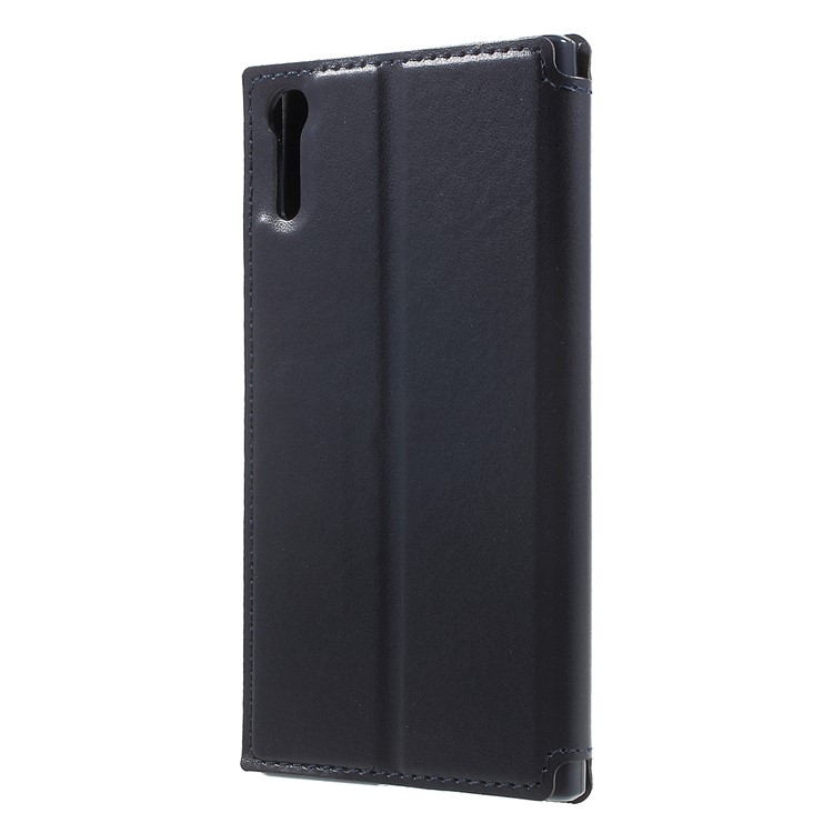 ROAR KOREA Noble View Leather Case Accessory for Sony Xperia XZs / XZ - Dark Blue-2