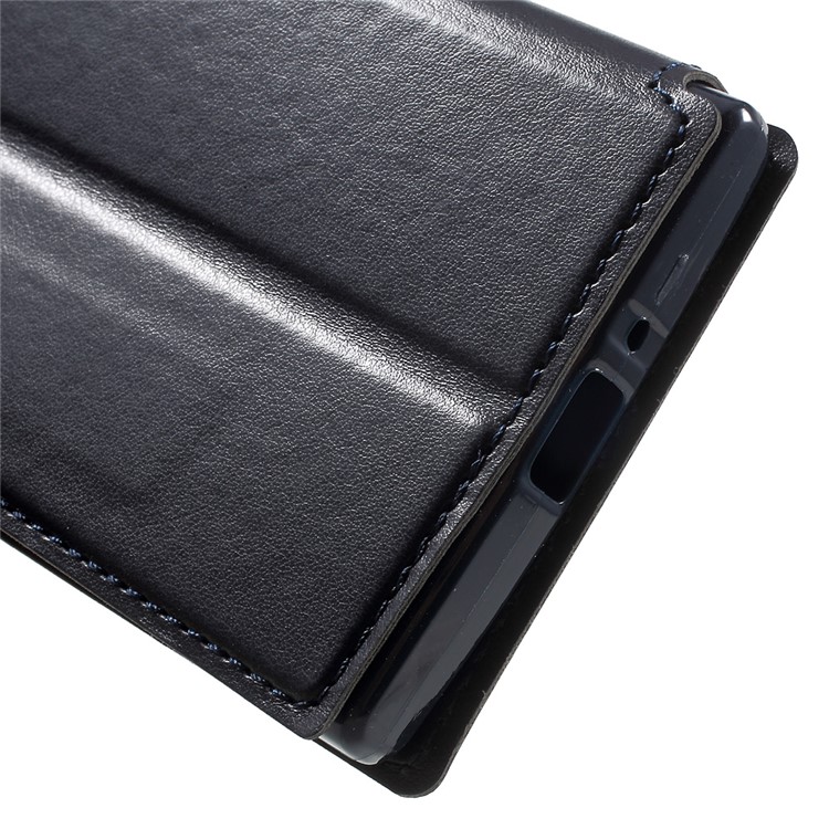 ROAR KOREA Noble View Leather Case Accessory for Sony Xperia XZs / XZ - Dark Blue-8