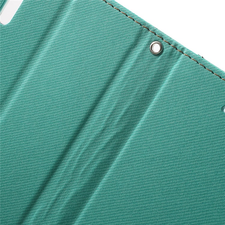 ROAR KOREA for Sony Xperia XZs / XZ Twill Texture Leather Wallet Stand Cover - Green-6