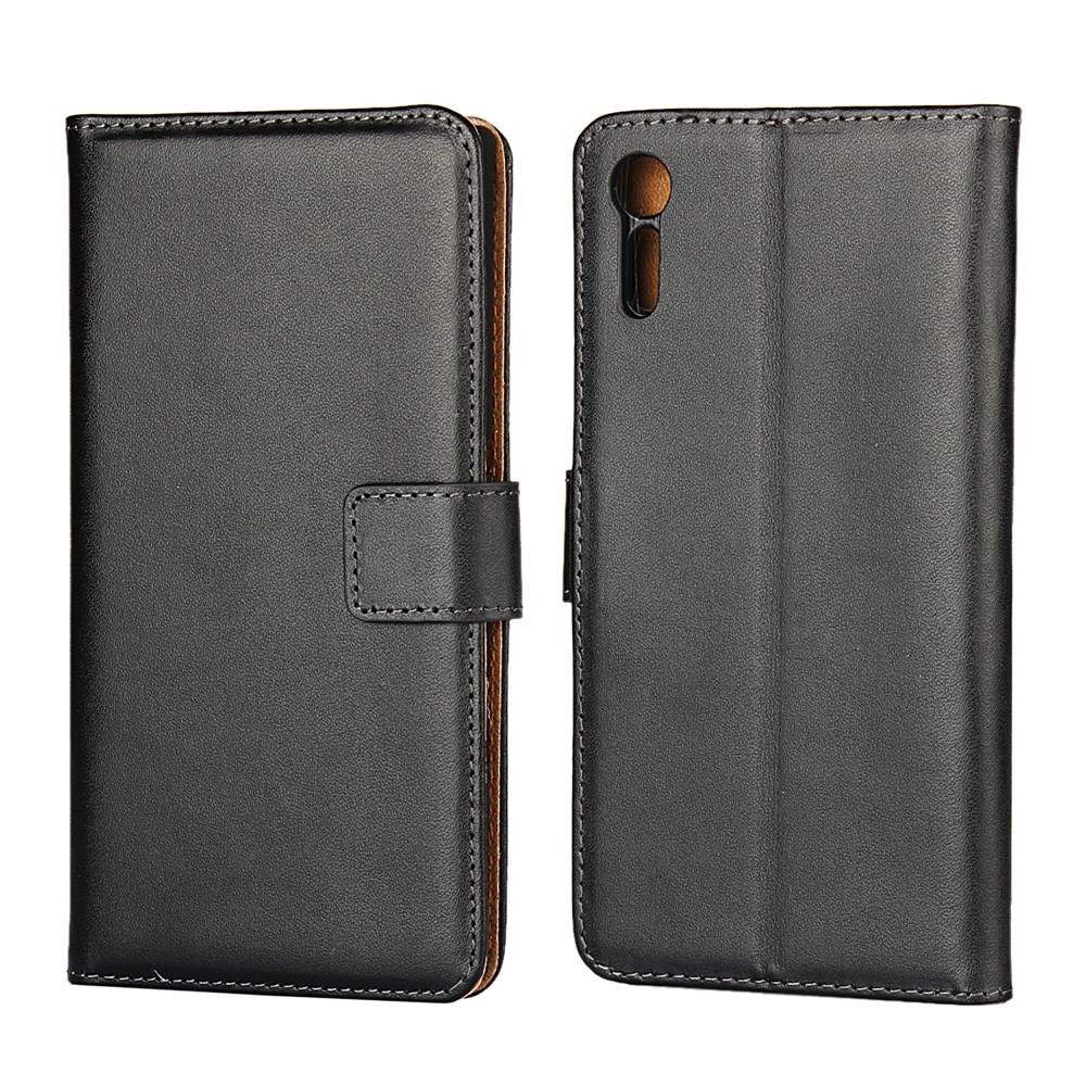 Custodia in pelle originale per Sony Xperia XZs / XZ - Nero-1