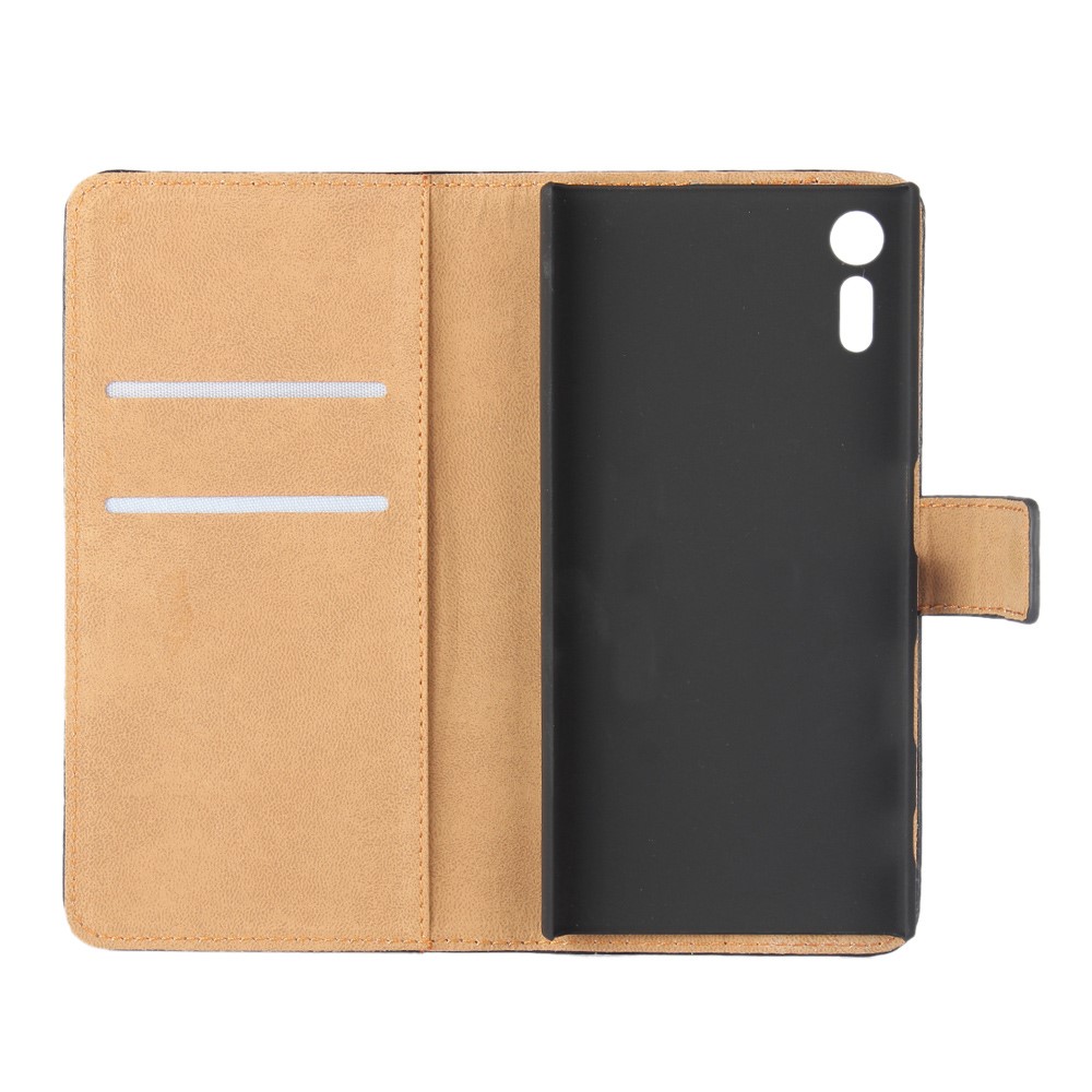 Custodia in pelle originale per Sony Xperia XZs / XZ - Nero-5