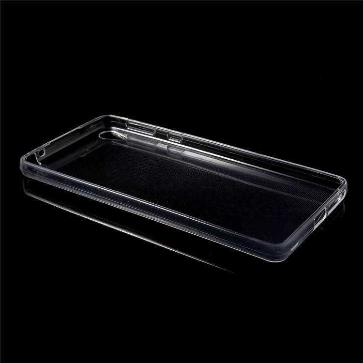 See-through Clear Thin TPU Phone Case Shell for Sony Xperia E5-3