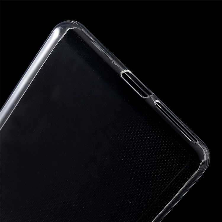 See-through Clear Thin TPU Phone Case Shell for Sony Xperia E5-4