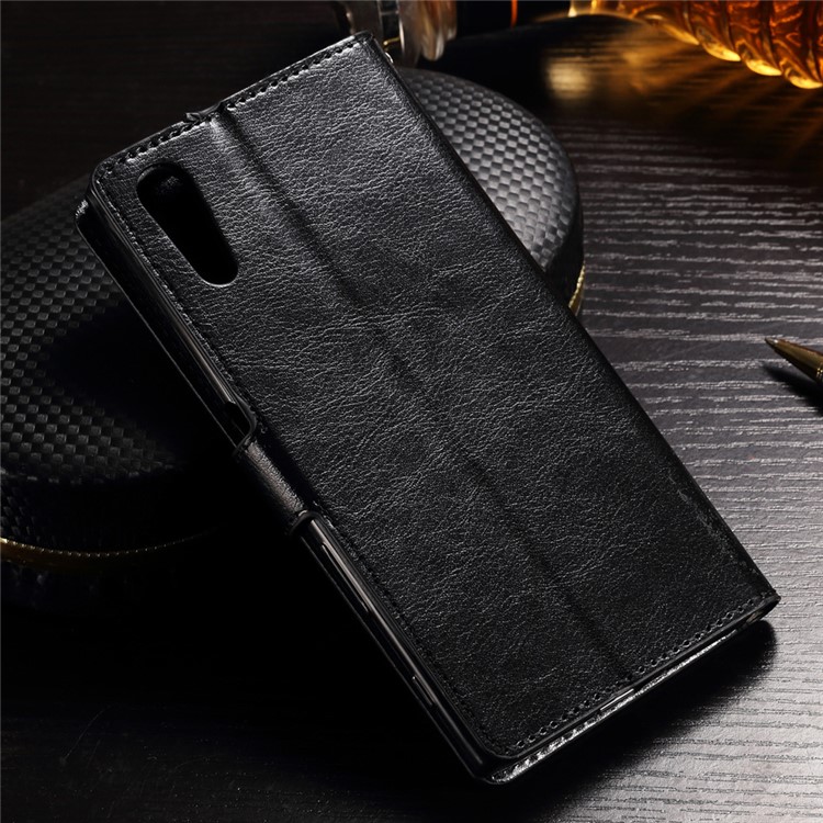 Custodia in pelle per il Sony Xperia XZs / XZ - Nero-2