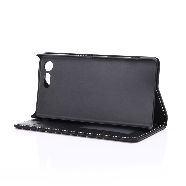 Para Sony Xperia X Compacto Estuche De Cuero Retro Estilo Billetera - Negro-5