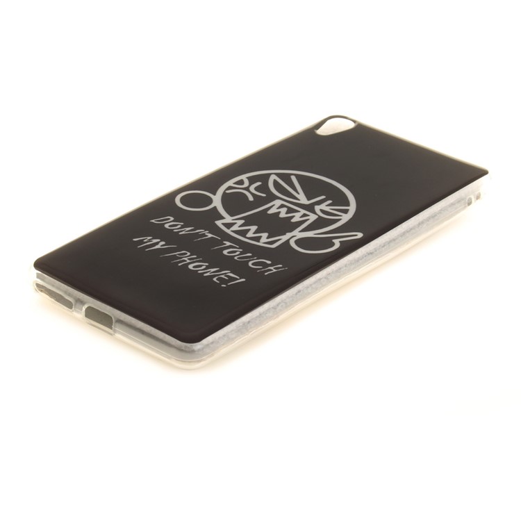 TPU Case IMD Soft Cover for Sony Xperia XA/XA Dual - Do Not Touch My Phone-4