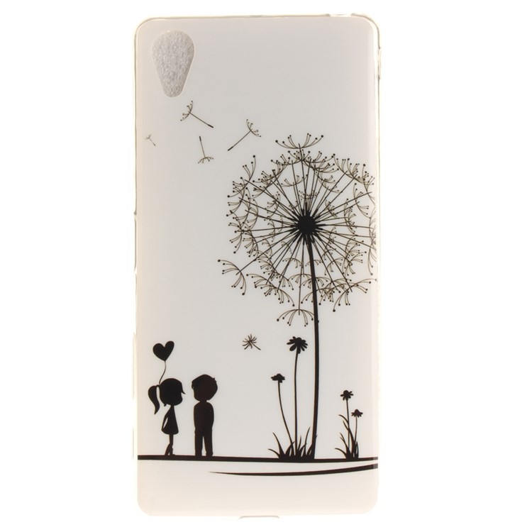 Soft IMD TPU Shell Case for Sony Xperia X Performance - Dandelion and Lovers-2