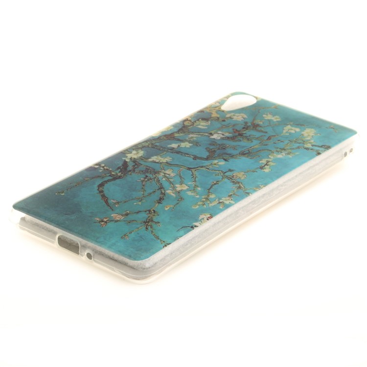 Soft IMD TPU Protective Case for Sony Xperia X Performance - Tree with Flowers-4
