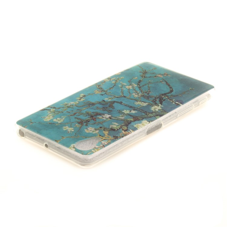 Soft IMD TPU Protective Case for Sony Xperia X Performance - Tree with Flowers-5