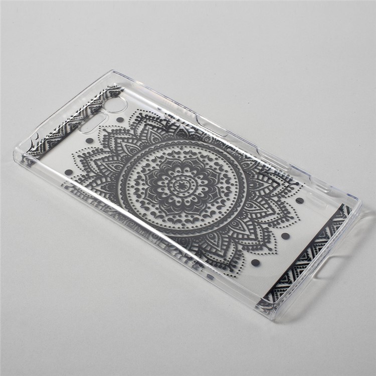 Patterned Thin Gel TPU Case for Sony Xperia X Compact - Mandala Flower-2