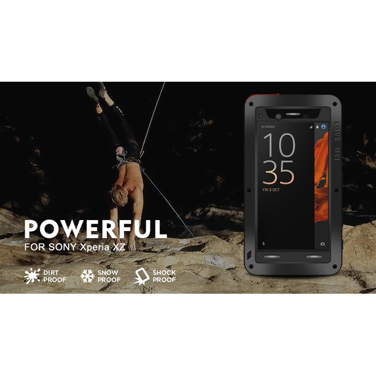 LOVE MEI per Sony Xperia XZs / XZ Custodia protettiva antiurto antiurto antiurto - Nero-11