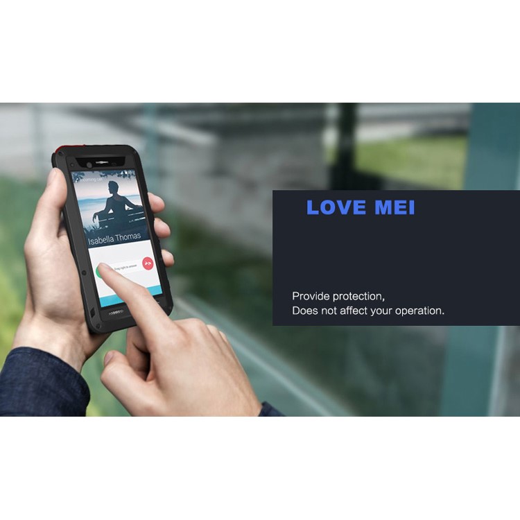 LOVE MEI per Sony Xperia XZs / XZ Custodia protettiva antiurto antiurto antiurto - Nero-6