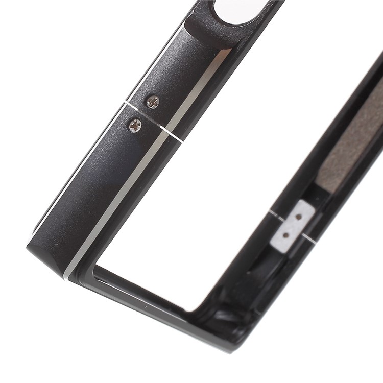 Screw Lock Aluminium Alloy Bumper for Sony Xperia X Compact - Black-5