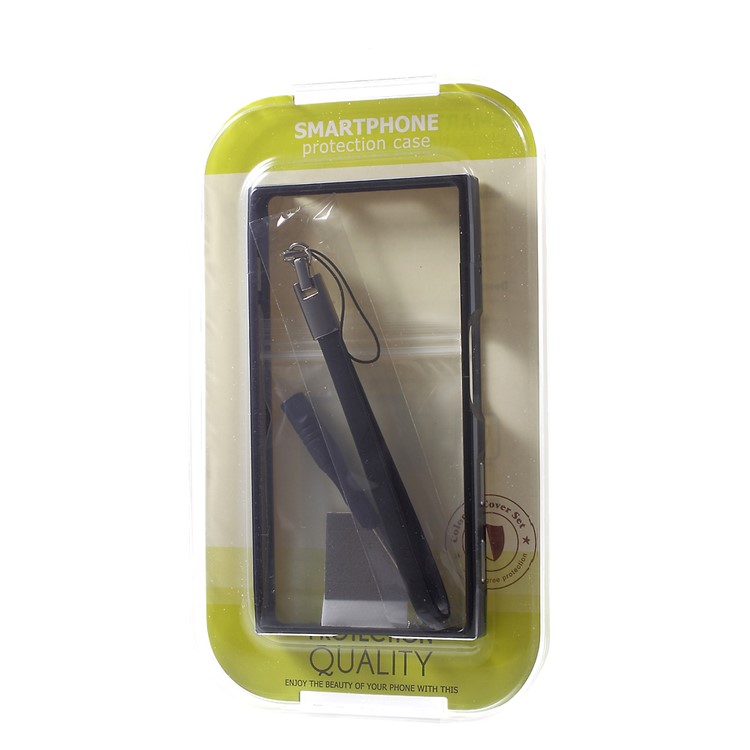 Screw Lock Aluminium Alloy Bumper for Sony Xperia X Compact - Black-7