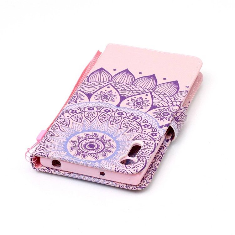 Wallet Leather Magnetic Case for Sony Xperia XZs / XZ - Mandala Flowers-6