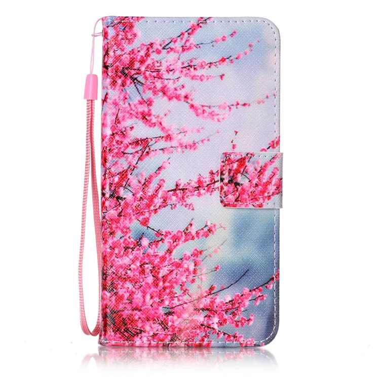 Wallet Leather Case with Stand for Sony Xperia XZs / XZ - Vivid Flowers-1