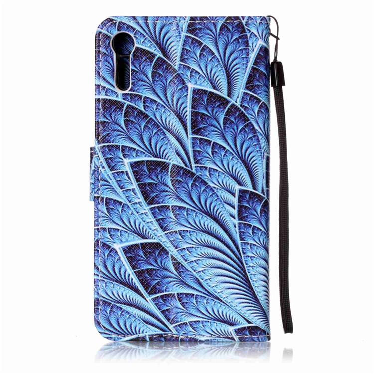Leather Wallet Cover for Sony Xperia XZs / XZ - Colorized Pattern-2