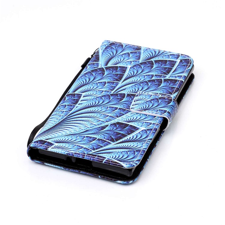Leather Wallet Cover for Sony Xperia XZs / XZ - Colorized Pattern-5
