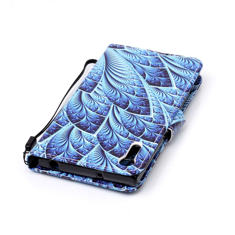 Leather Wallet Cover for Sony Xperia XZs / XZ - Colorized Pattern-6