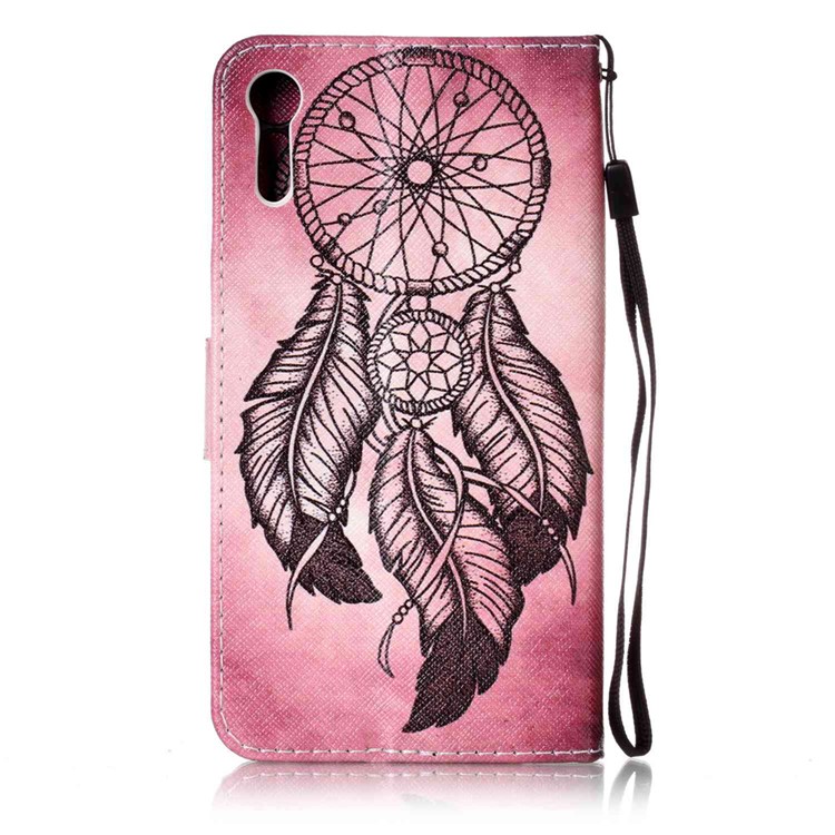 Magnetic Leather Stand Cover for Sony Xperia XZs / XZ - Dream Catcher-2