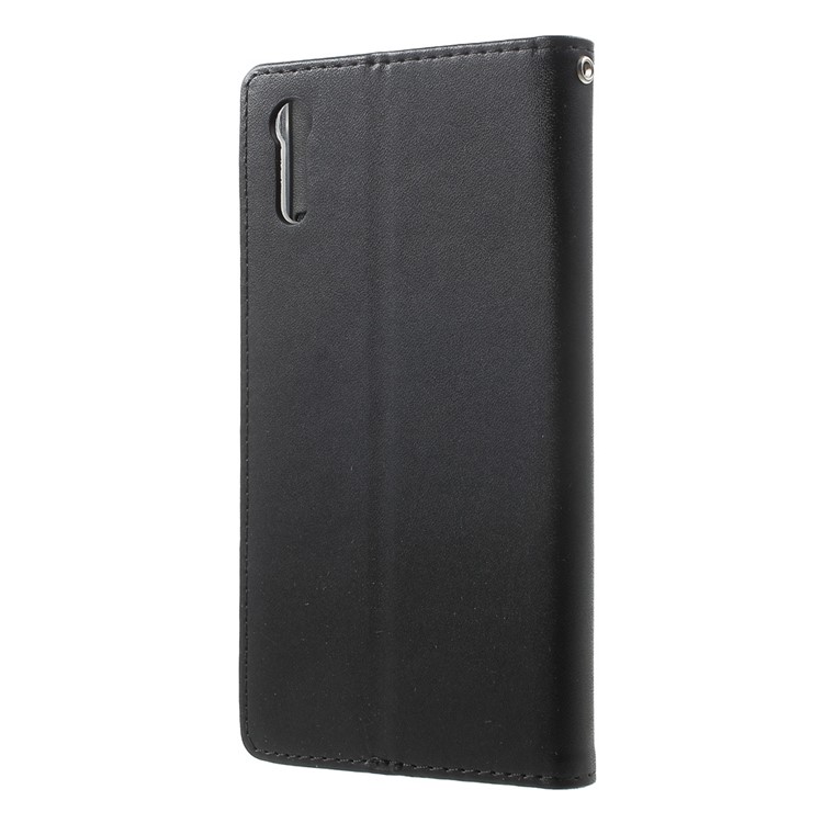 ROAR KOREA Only One Wallet Leather Flip Case for Sony Xperia XZs / XZ - Black-2
