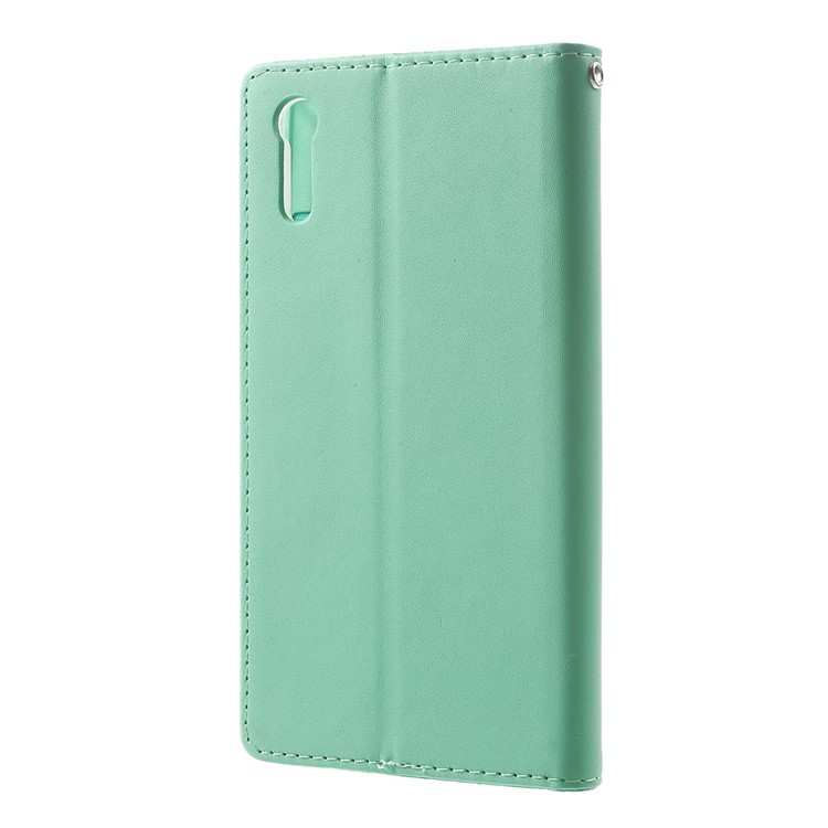 ROAR for Sony Xperia XZs / XZ Only One Flip Case Leather Wallet Shell - Cyan-2